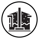 Anaerobic digestion biomass icon
