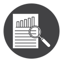 Analysis Black Filled icon
