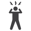 Angry human icon