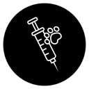 Animal injection icon