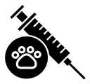 Animal injection icon