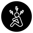 Anxiety or stress icon