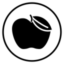 Apple Black Filled icon