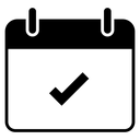 Appointment Black Filled icon
