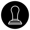 Approval stamp icon