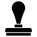 Approval stamp icon