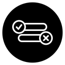 Approve Reject Options icon