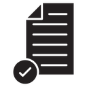 Approved document icon
