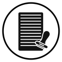 Approved document icon