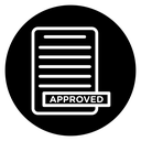 Approved document icon