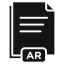 AR File Document icon