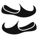 Arabian khussa Black Filled icon