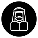 Arabic man icon