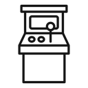 Arcade game machine icon