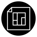 Architecture plan icon
