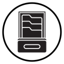 Archive Black Filled icon