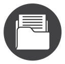 Archive Black Filled icon