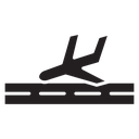 Arrivals plane icon