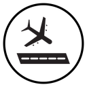 Arrivals plane icon
