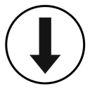 Arrow down icon