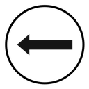 Arrow left icon