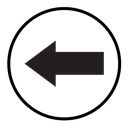 Arrow left icon
