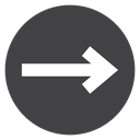 Arrow Right Black Filled icon