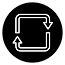 Arrows repeat icon