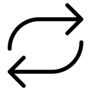 Arrows repeat icon