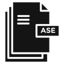 ASE file document icon
