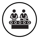 Assembly line icon