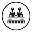 Assembly line icon