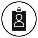 Assignment Black Filled icon