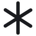 Asterisk 3 icon