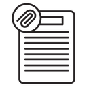 Attach document icon