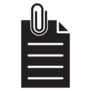 Attach document icon