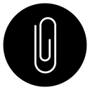 Attachment clip icon