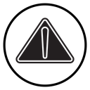 Attention sign icon