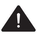Attention sign icon