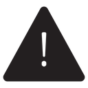 Attention sign icon