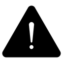 Attention sign icon