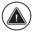 Attention sign icon