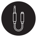 Audio cable icon