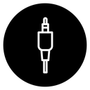 Audio jack icon
