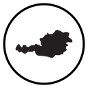 Austria Country Map icon