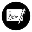 Autograph icon