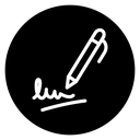 Autograph icon