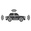 Autonomous car icon