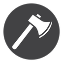 Axe Black Filled icon