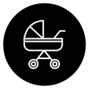 Baby carriage 2 icon